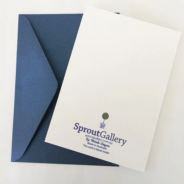 A blue and white SooChow ming jar card