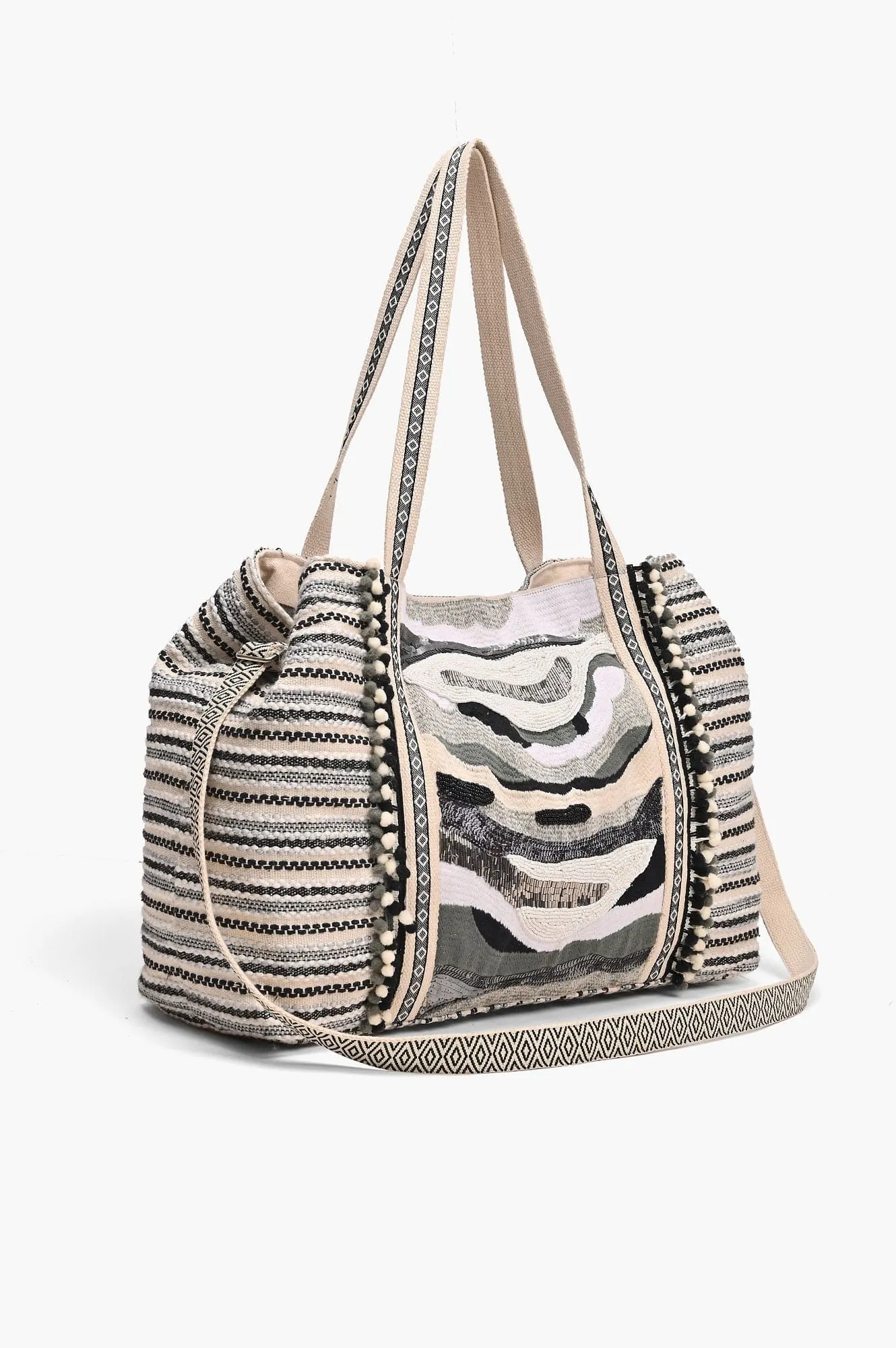 AB23-723 Metallic Sands Tote