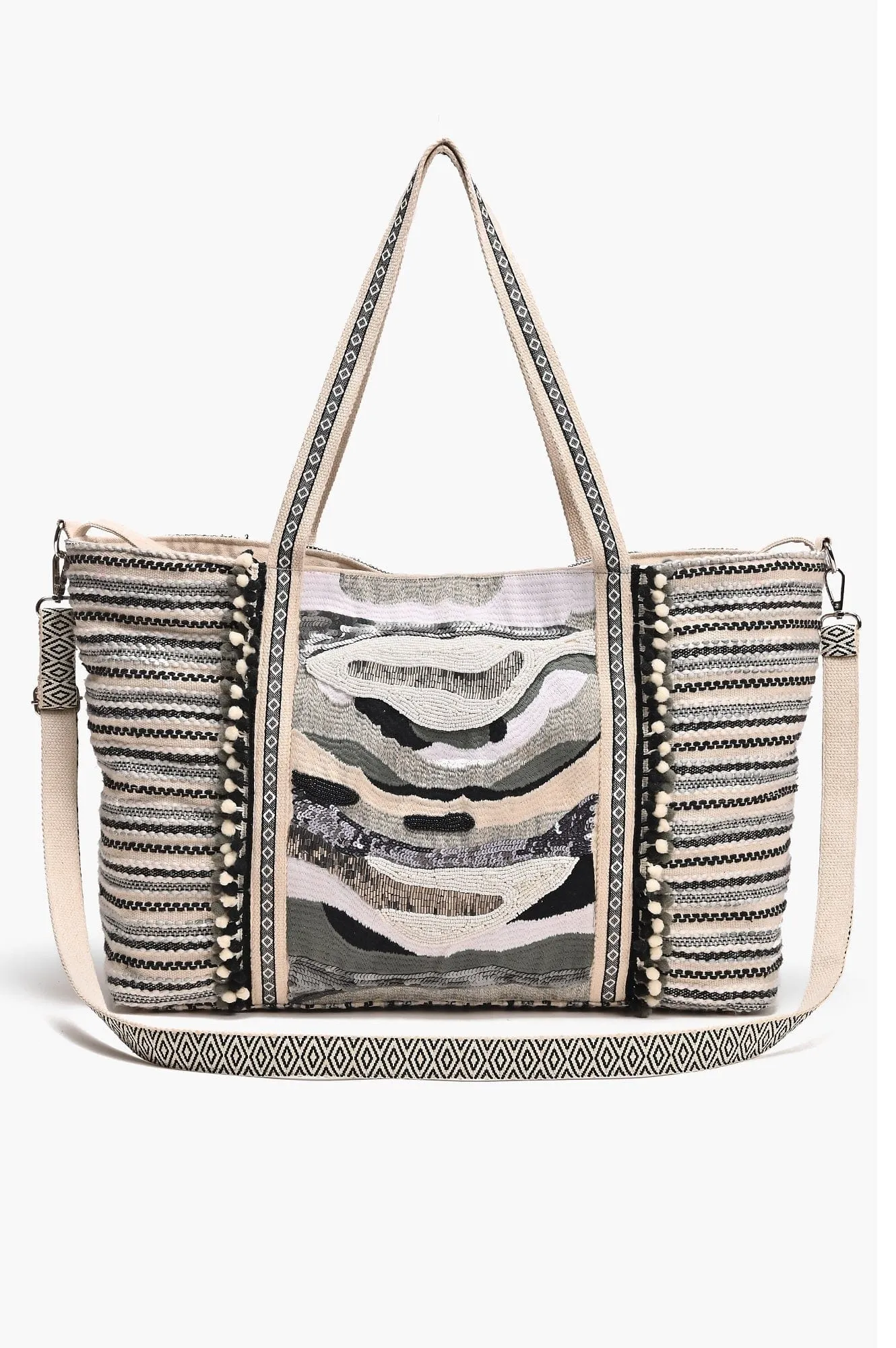 AB23-723 Metallic Sands Tote