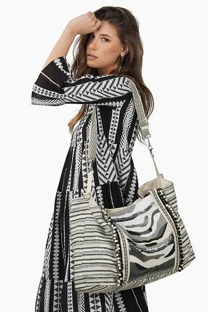 AB23-723 Metallic Sands Tote