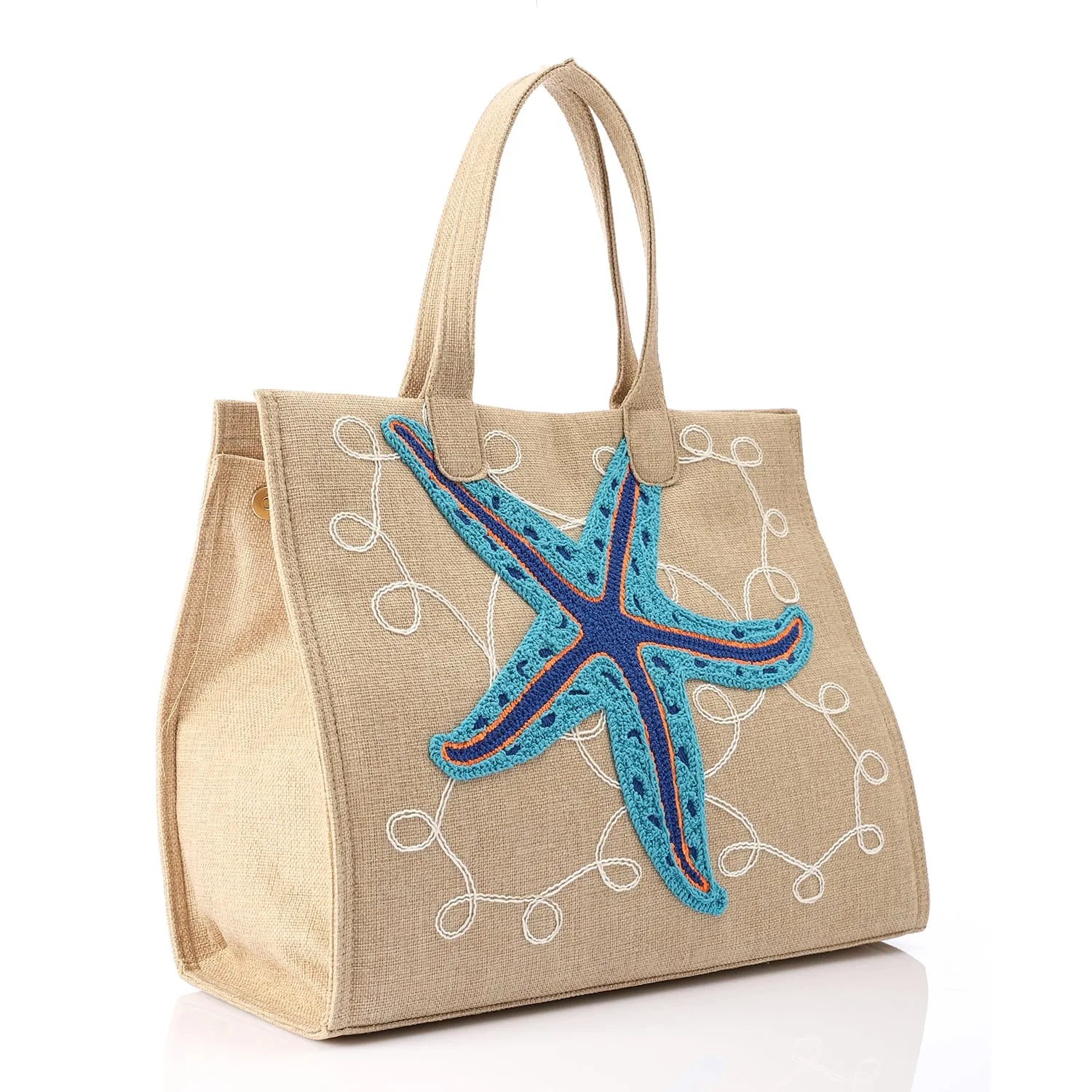 Accessorize Large Beach Straw Tote Bag