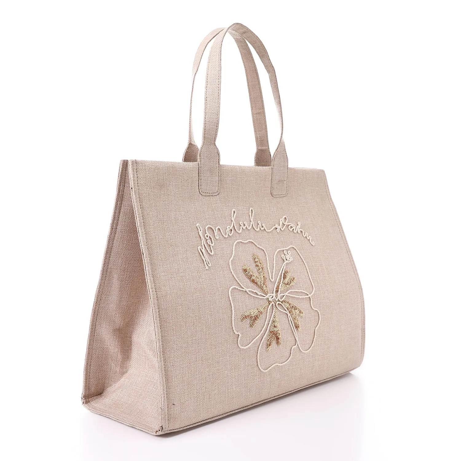Accessorize Large Beach Straw Tote Bag