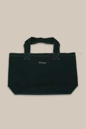 Amélie Canvas Tote Bag Scarab green