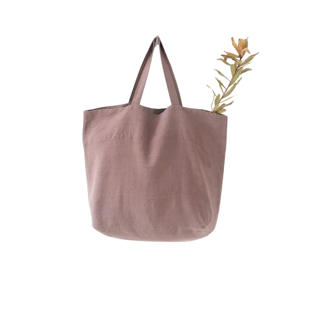 Ashes of Roses Large Linen Bag