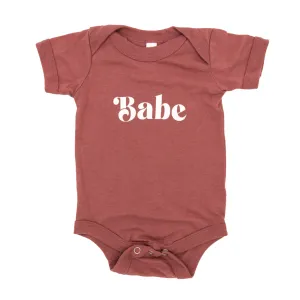 Babe Onesie - Dusty Pink