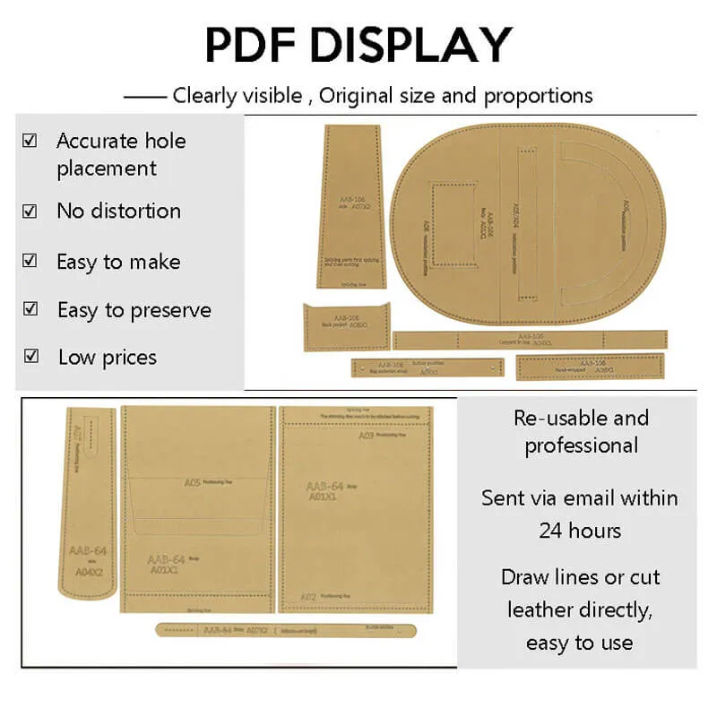 BABYLON™ Envelope Clutch DIY Pattern AAB-81