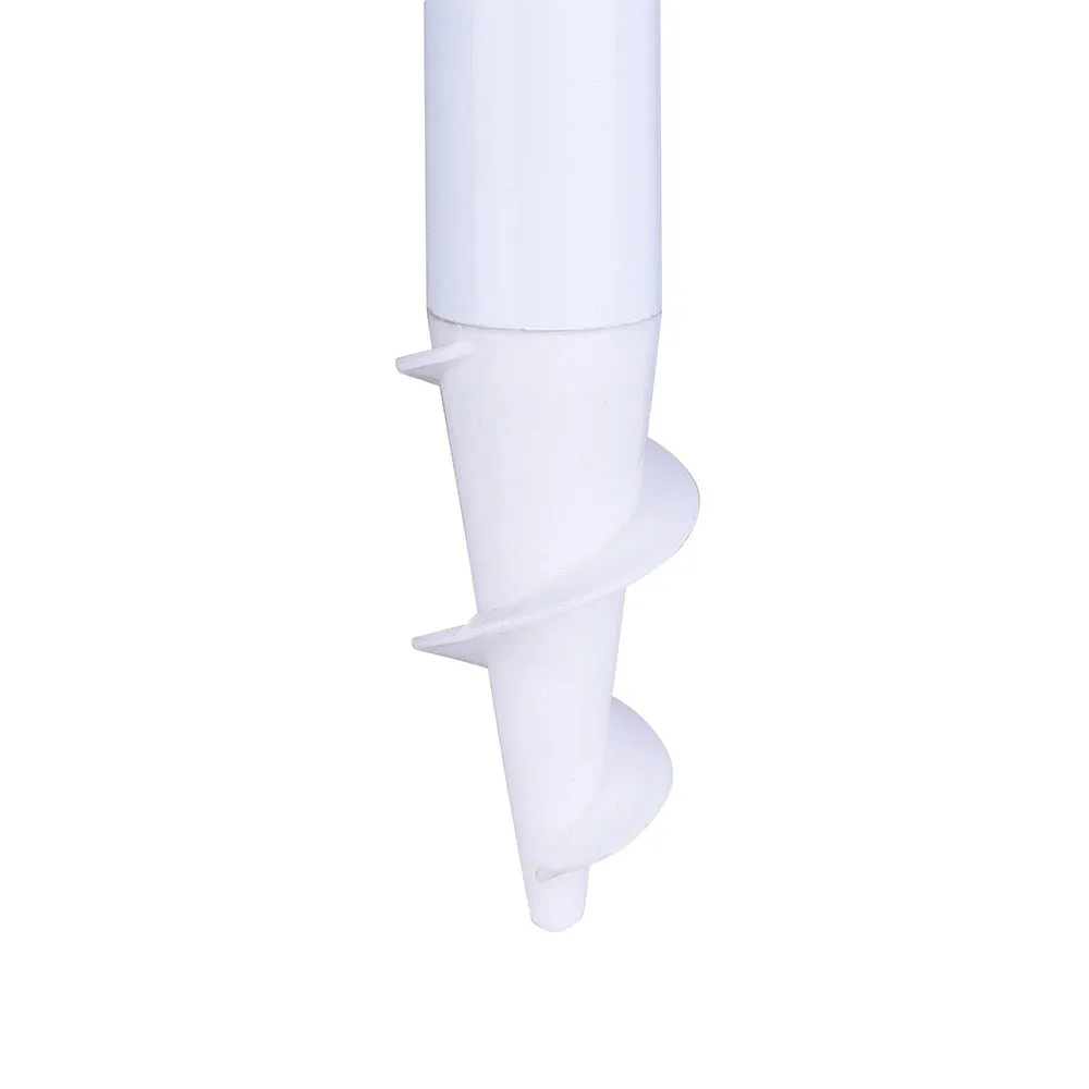 Beach Umbrella w/ Sand Anchor  6ft Tilt 12-Rib