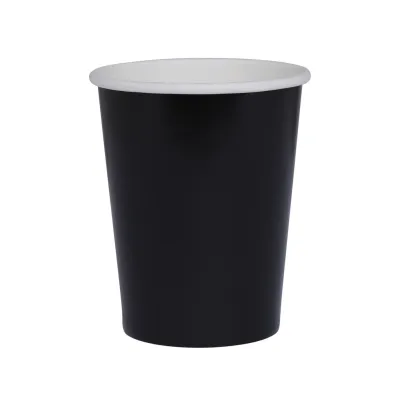 Black Paper Cups - Pack of 20