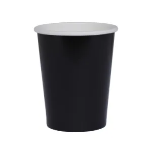 Black Paper Cups - Pack of 20