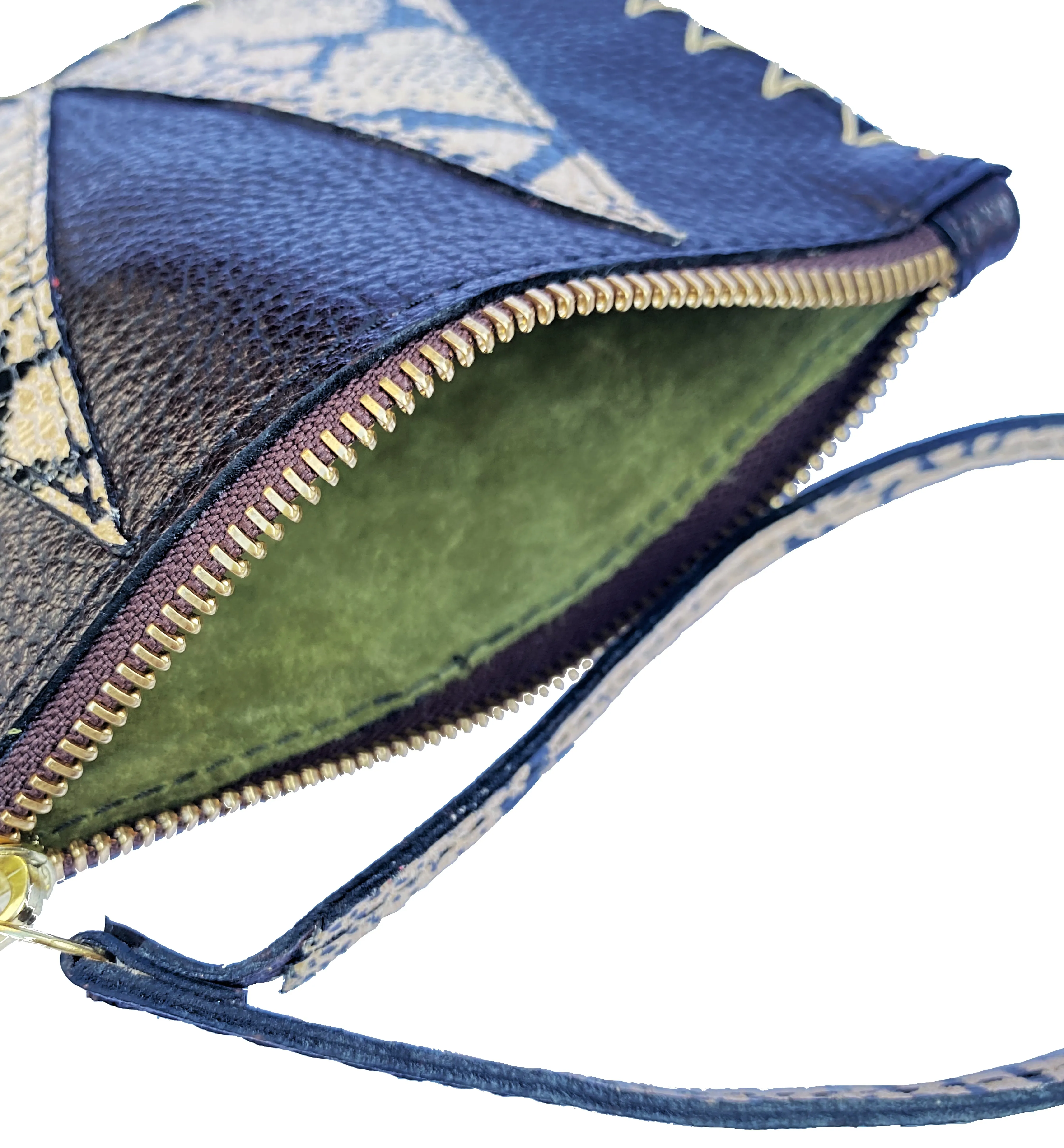 BROWN VIVIAN FLAT POUCH