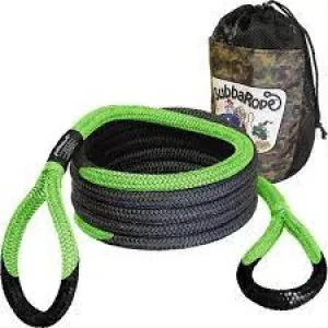 Bubba Rope 176653GR 5/8" X20' SIDEWINDER UTV RECOVERY ROPE GREEN EYES