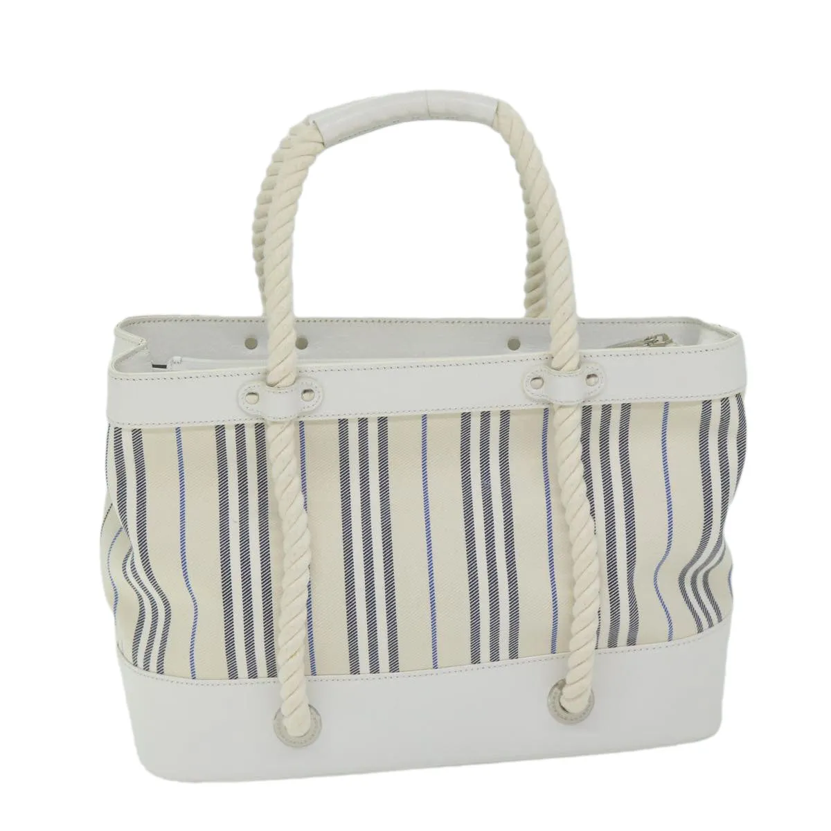 BURBERRY Hand Bag Canvas Beige  am5443