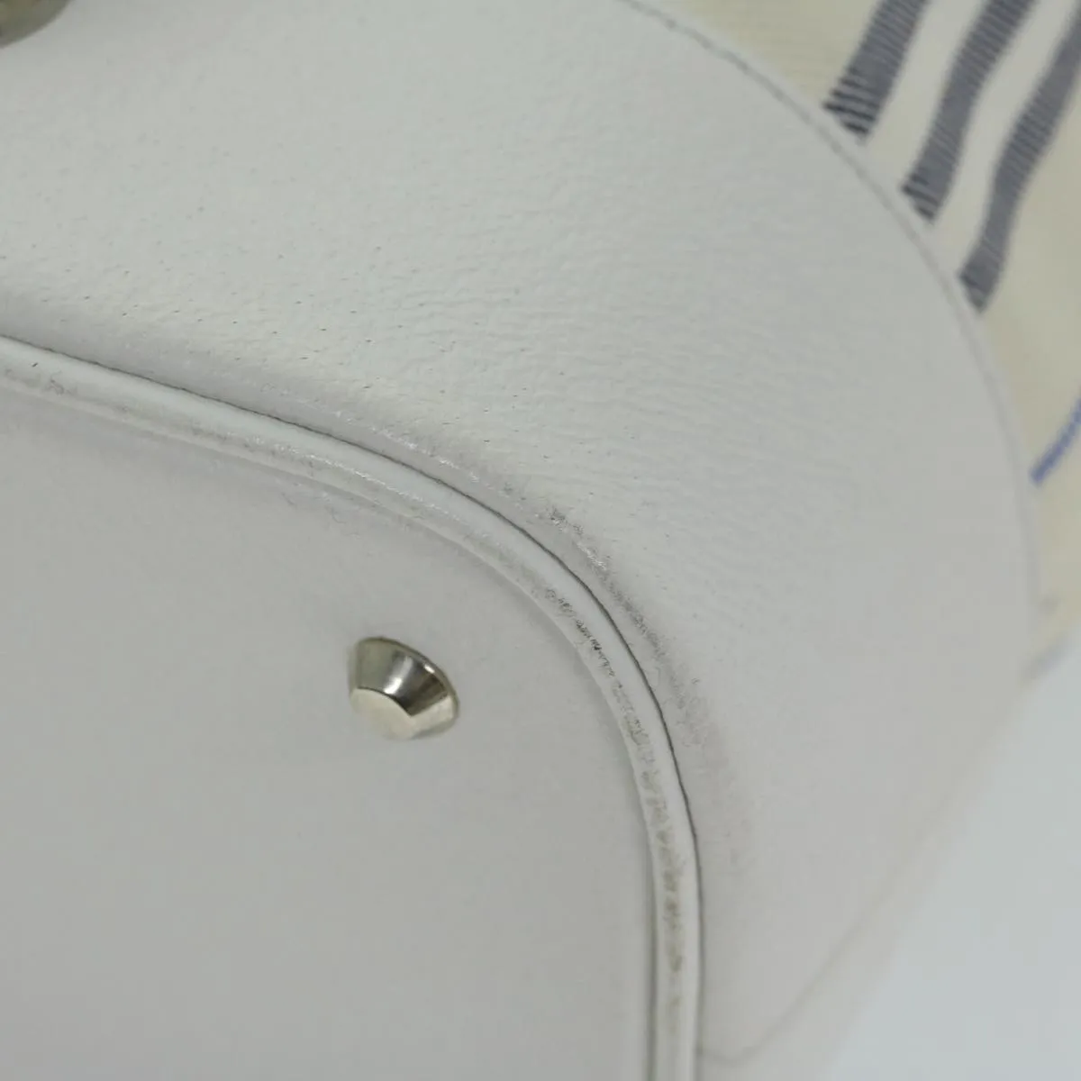 BURBERRY Hand Bag Canvas Beige  am5443