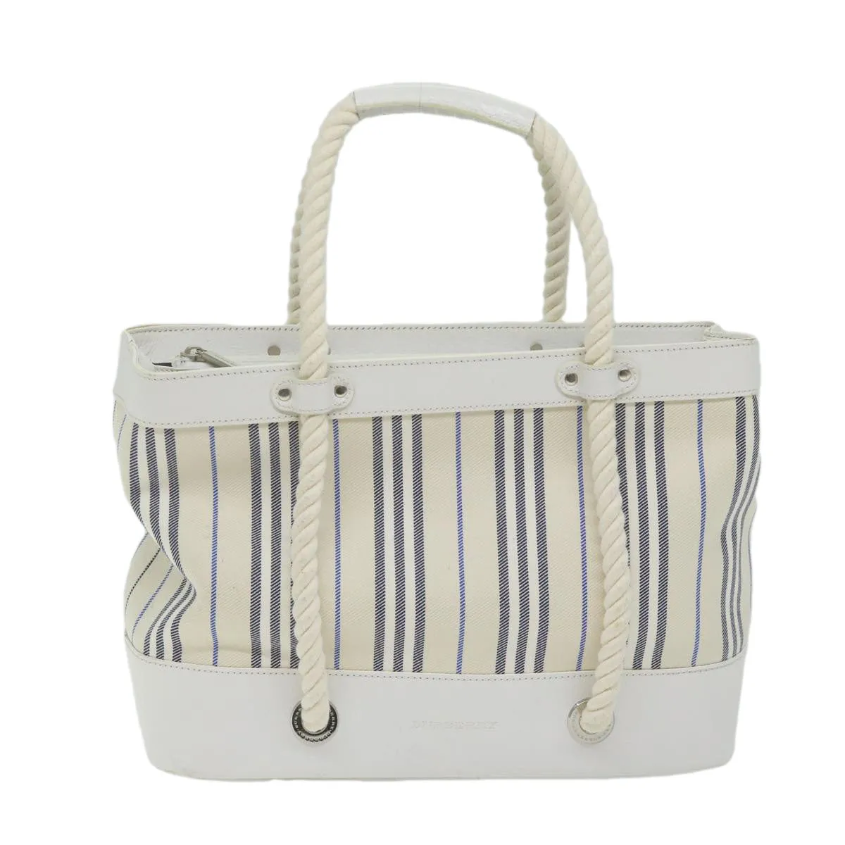 BURBERRY Hand Bag Canvas Beige  am5443