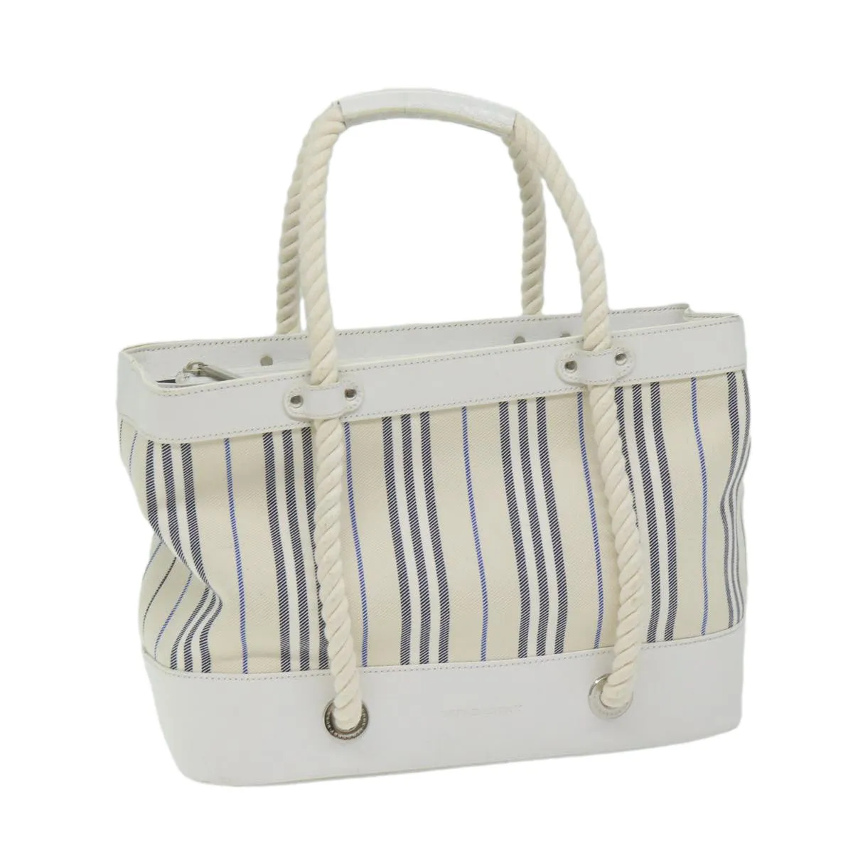 BURBERRY Hand Bag Canvas Beige  am5443