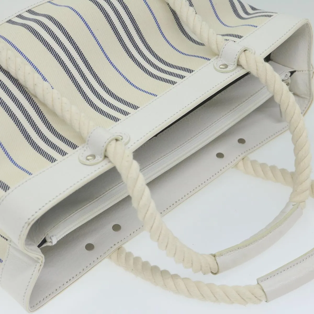 BURBERRY Hand Bag Canvas Beige  am5443
