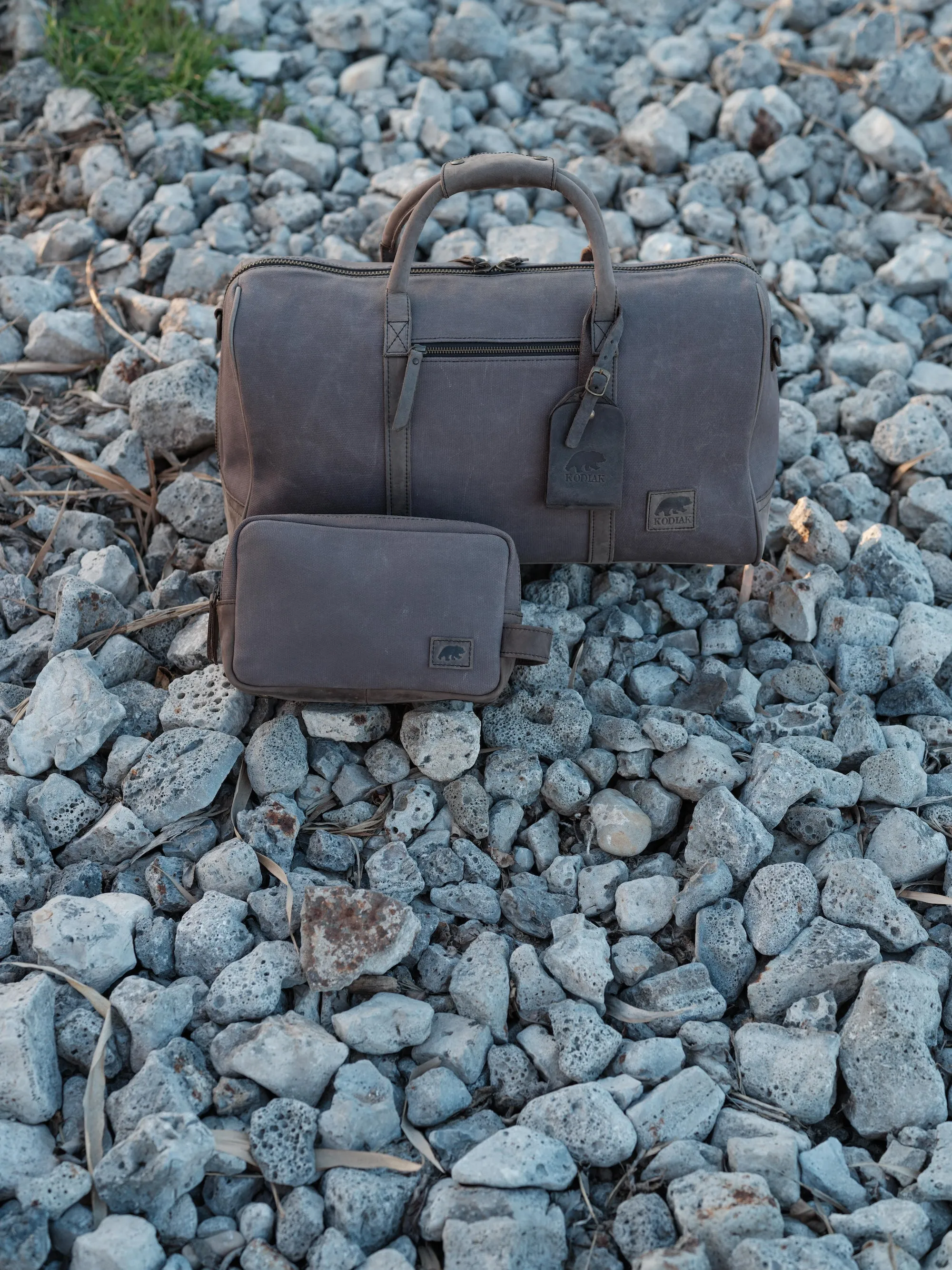 Canvas Weekender Dopp Bag