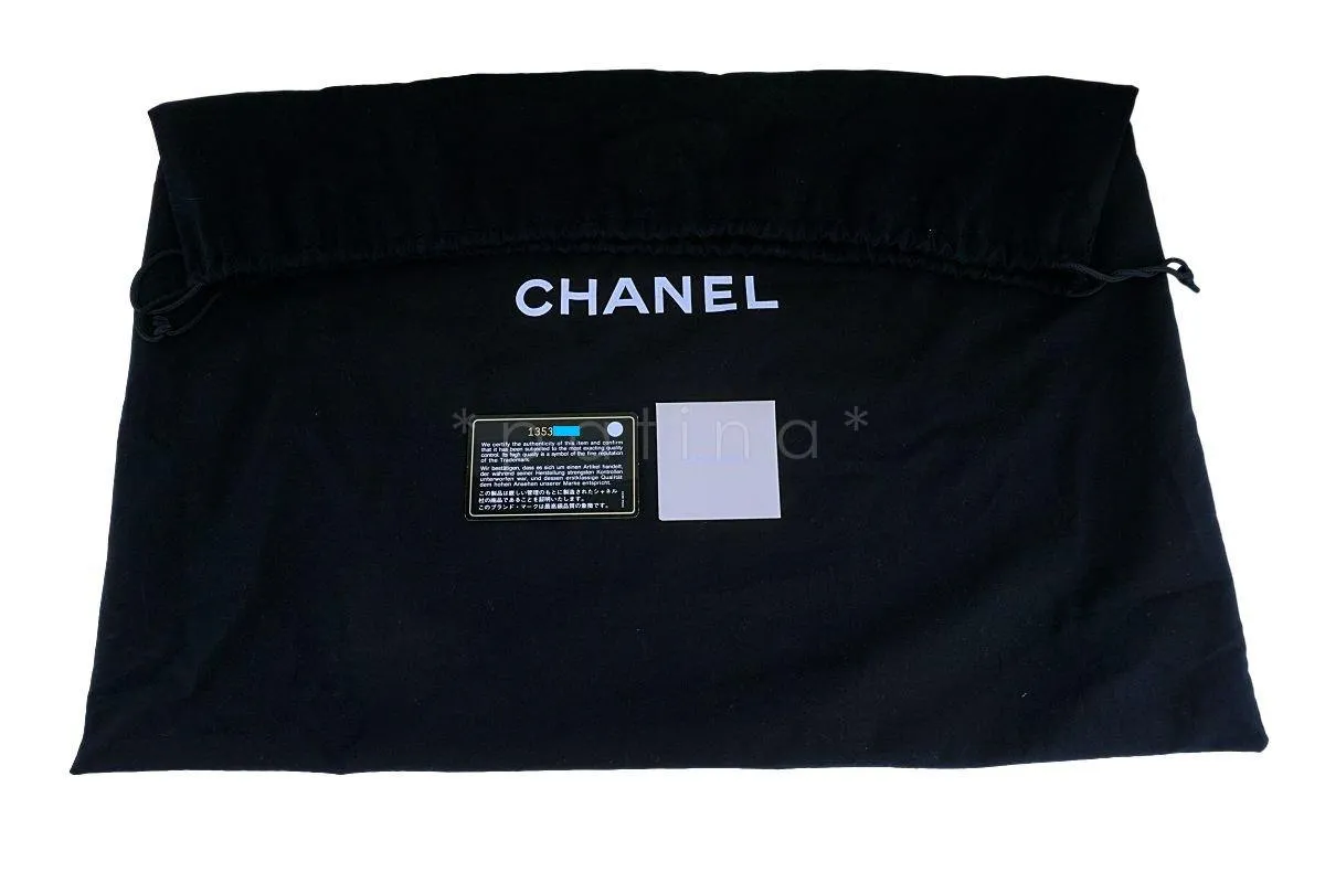 Chanel Black Caviar Classic Grand Shopper Tote GST Shopping Bag SHW
