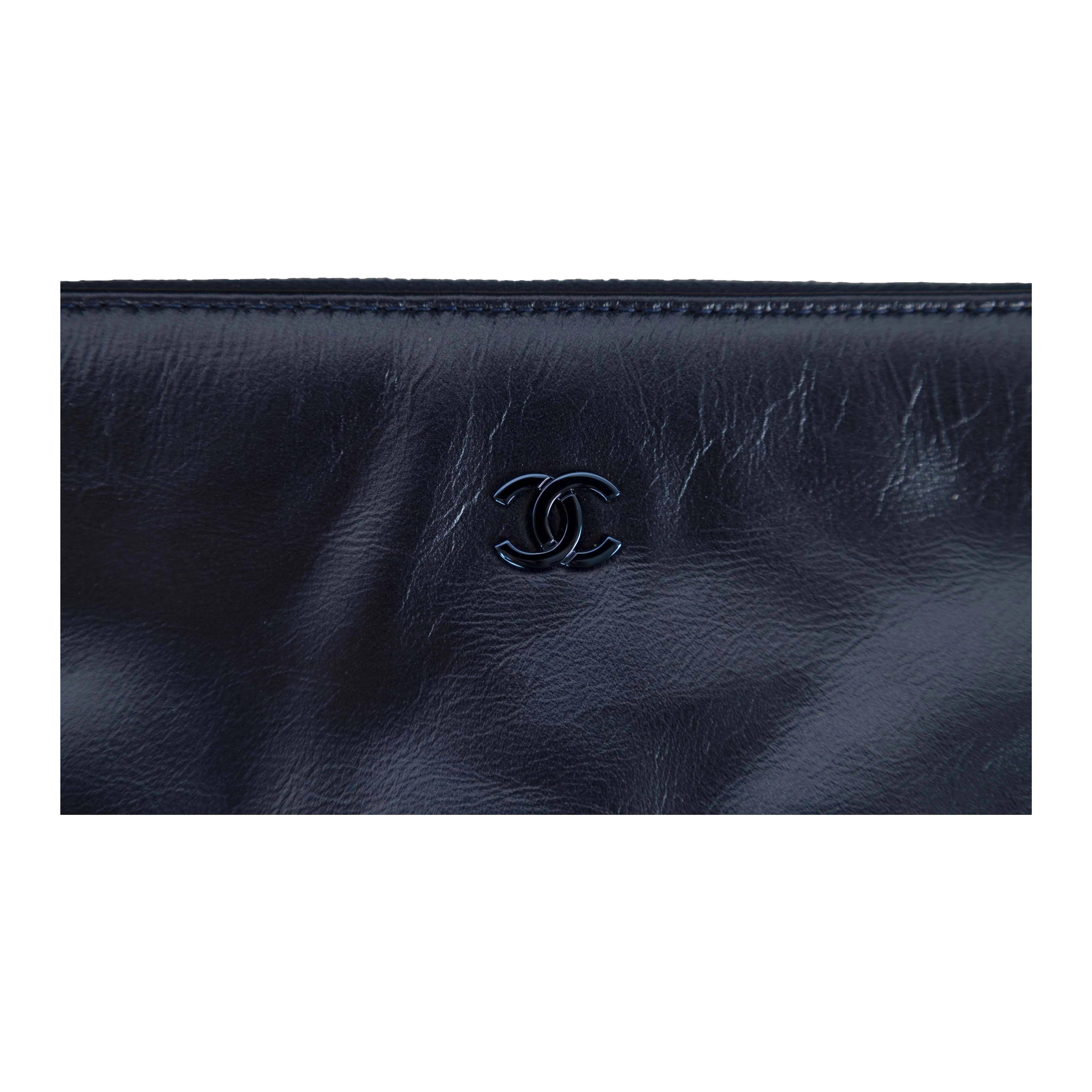 Chanel Metallic Blue 22 Calfskin Quilted Small - '20s