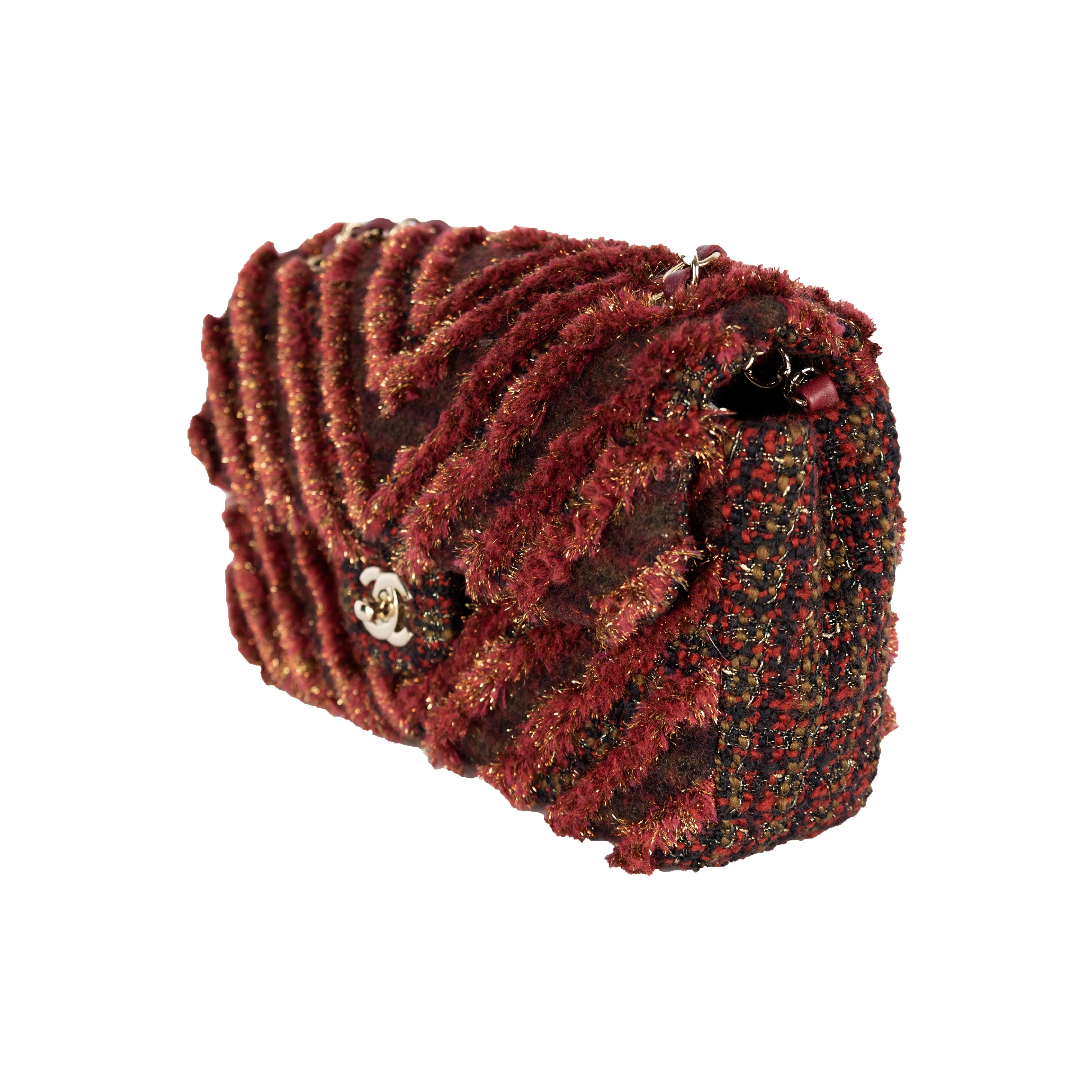 Chanel Red Tweed Flap Bag - '20s