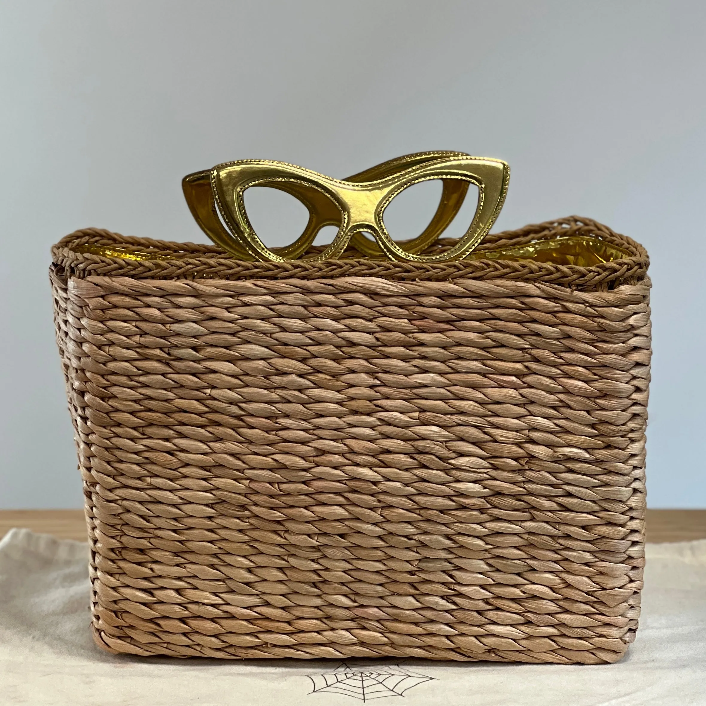 Charlotte Olympia Sunny Rafia Tote