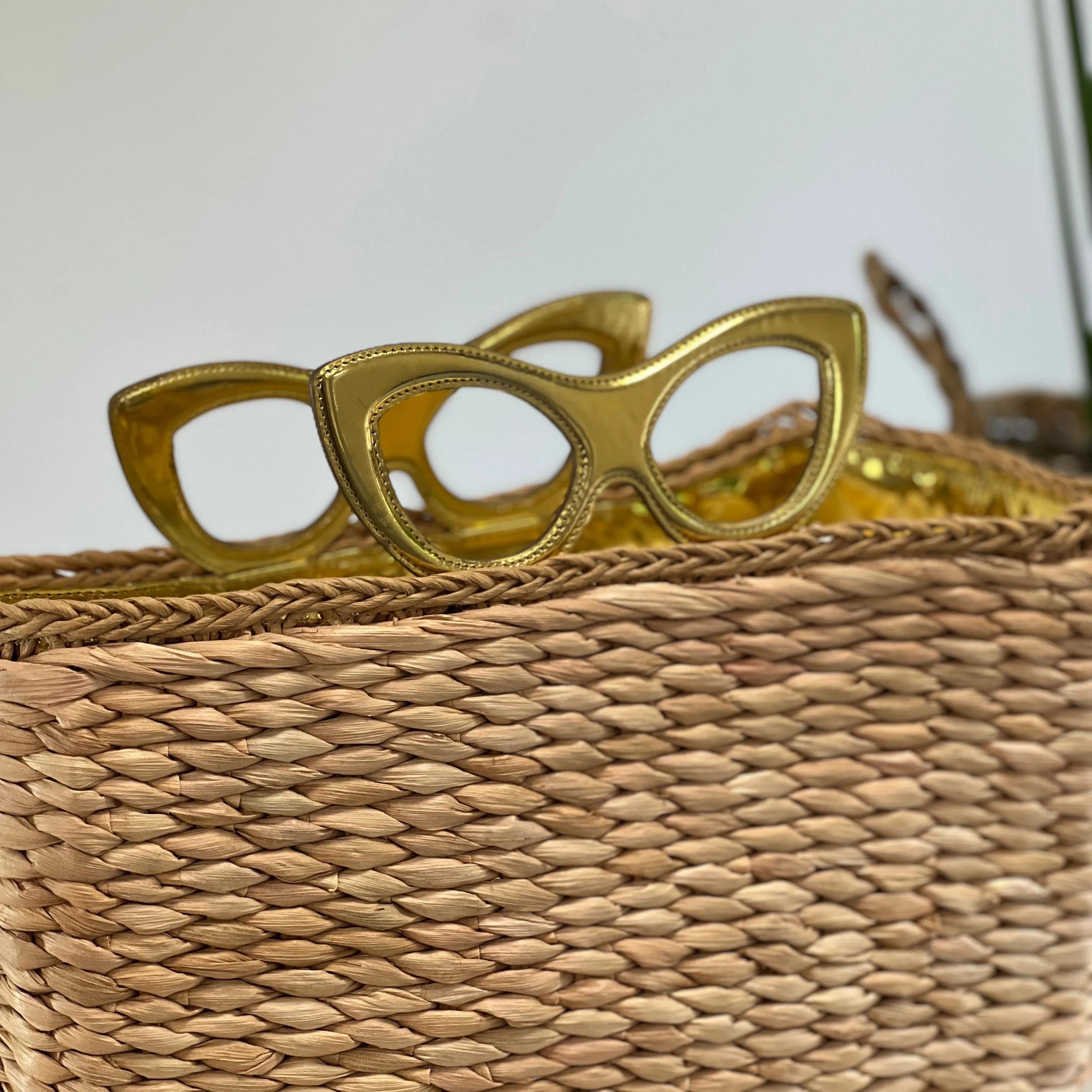 Charlotte Olympia Sunny Rafia Tote