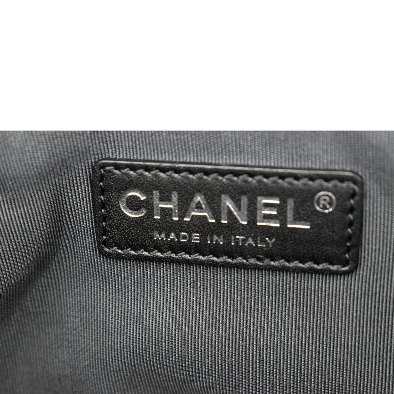 CL Quilted Caviar Leather Shopping Tote Bag Dark Grey