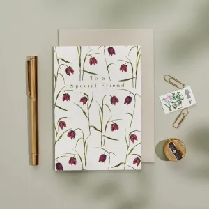 Cottage Garden "To A Special Friend" Greeting Card