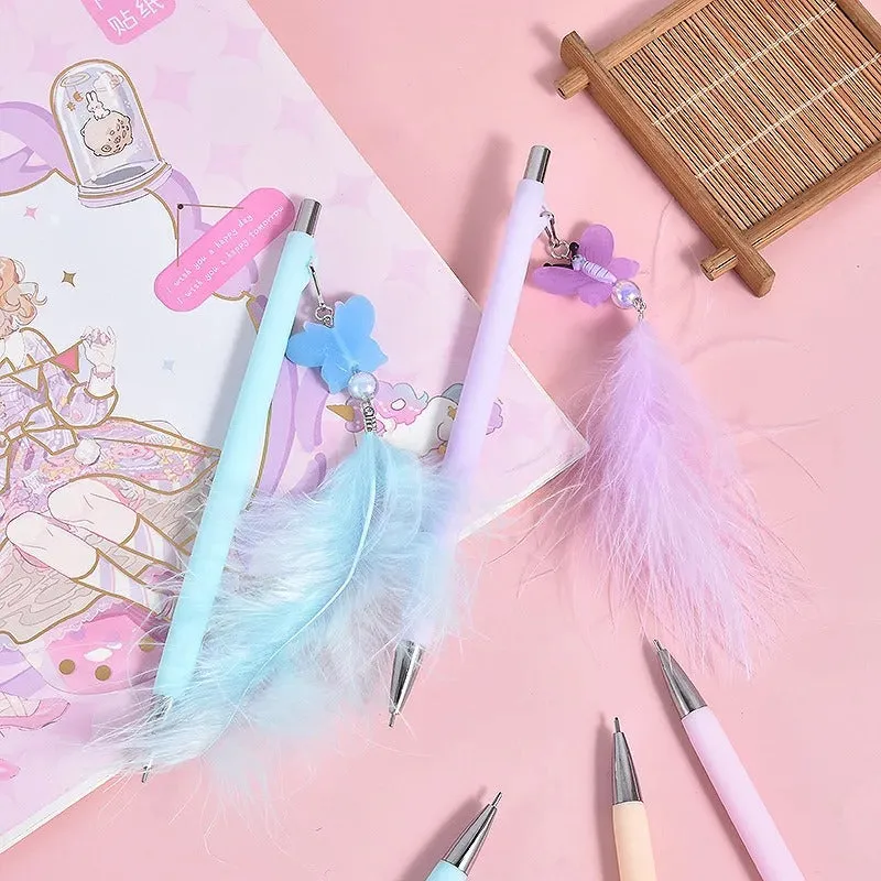 Creative Candy Feather Clutch Pen - 133