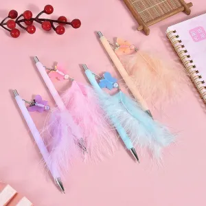 Creative Candy Feather Clutch Pen - 133