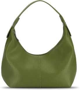Crescent Shoulder Bag for Women - Black Small Handbag With Only Two 'Purses' Detached