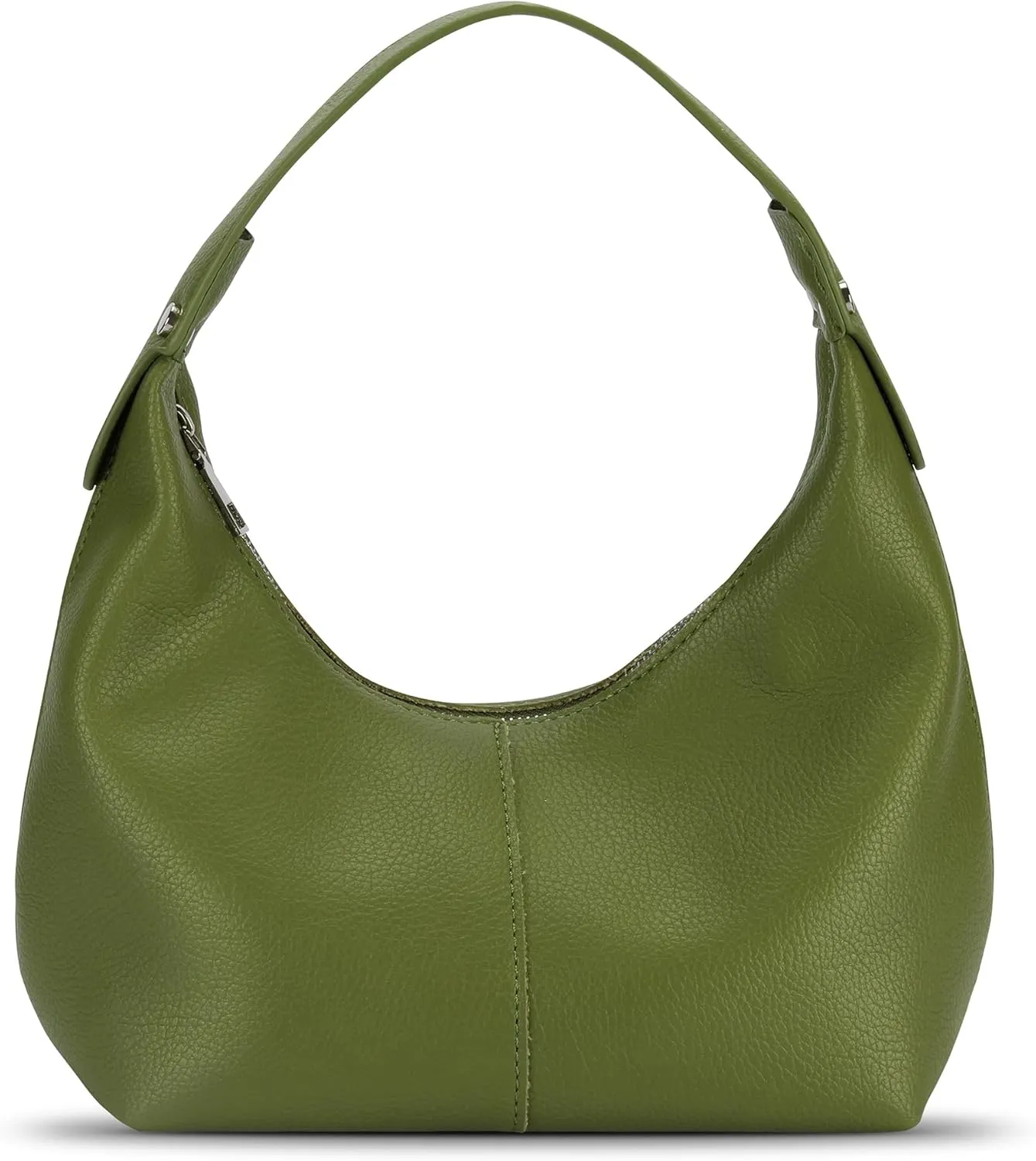 Crescent Shoulder Bag for Women - Black Small Handbag With Only Two 'Purses' Detached