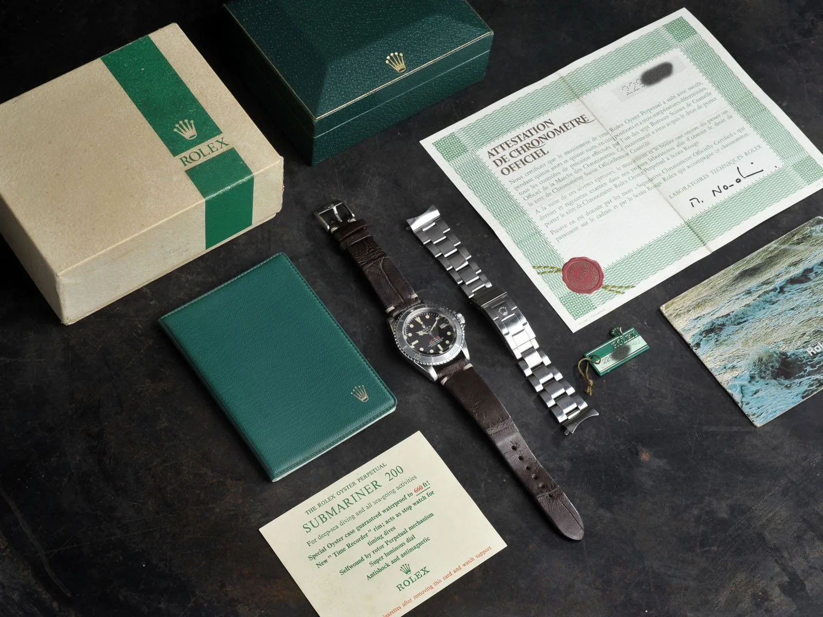 CURATED ROLEX 1680 MT.’S FIRST REDSUB B P