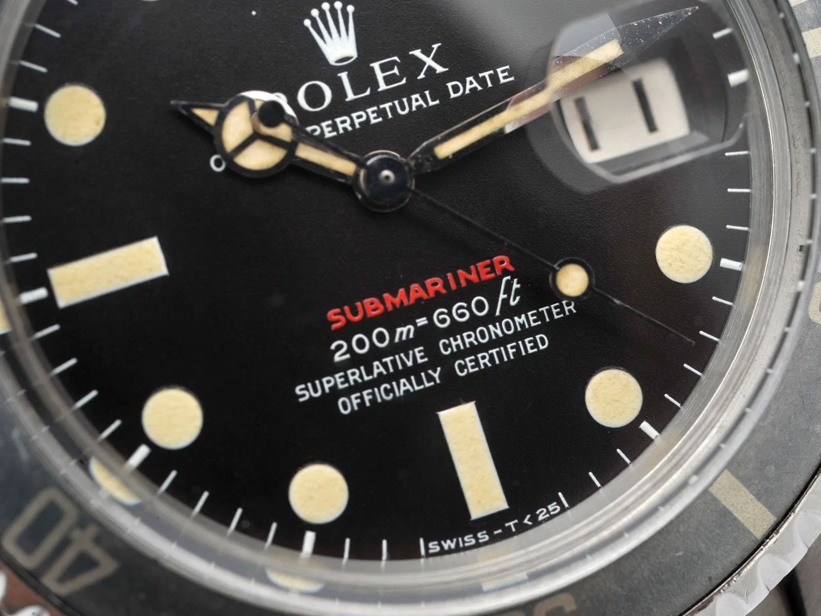 CURATED ROLEX 1680 MT.’S FIRST REDSUB B P