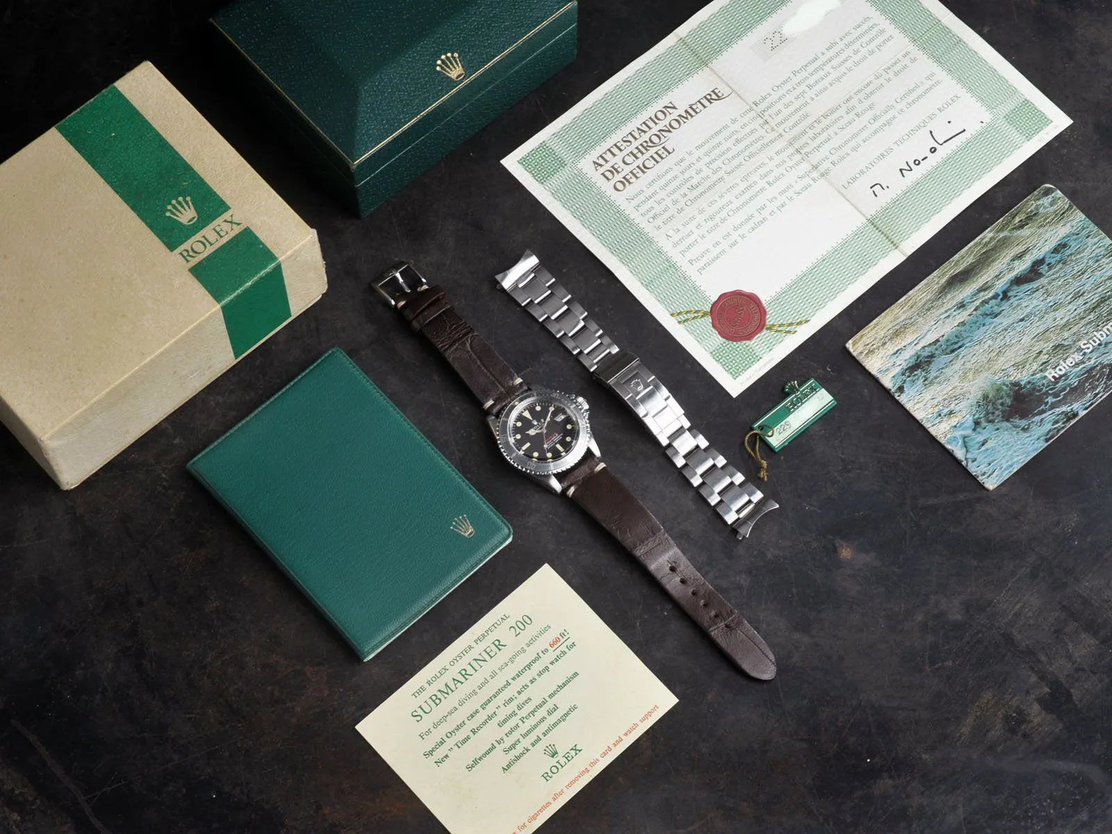 CURATED ROLEX 1680 MT.’S FIRST REDSUB B P