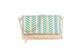 Envelope Crossbody Bag with Gold Chain bag