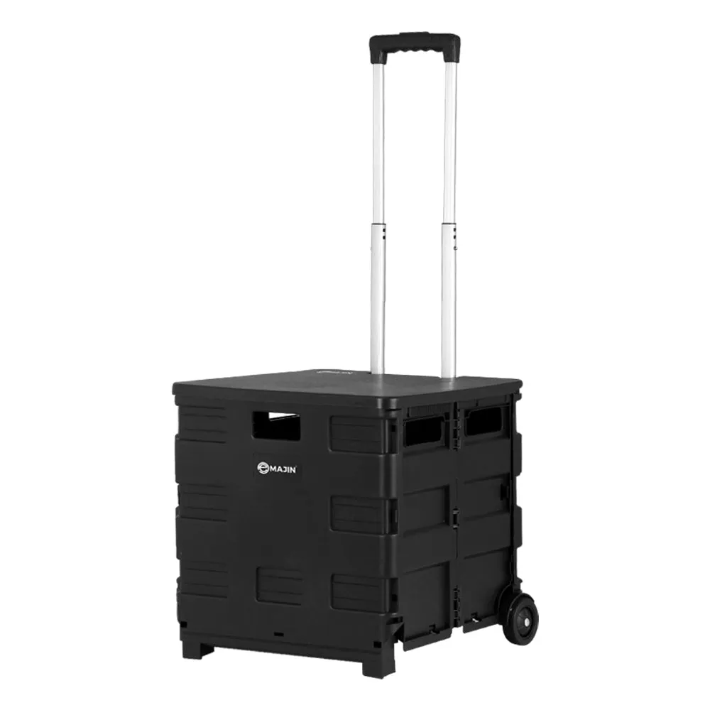 Foldable 35KG Shopping Cart Trolley with Wheels - Emajin