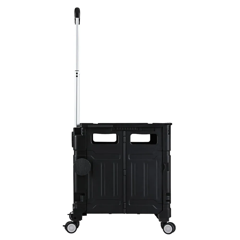 Foldable 75L Shopping Trolley with 360° Wheels - Emajin