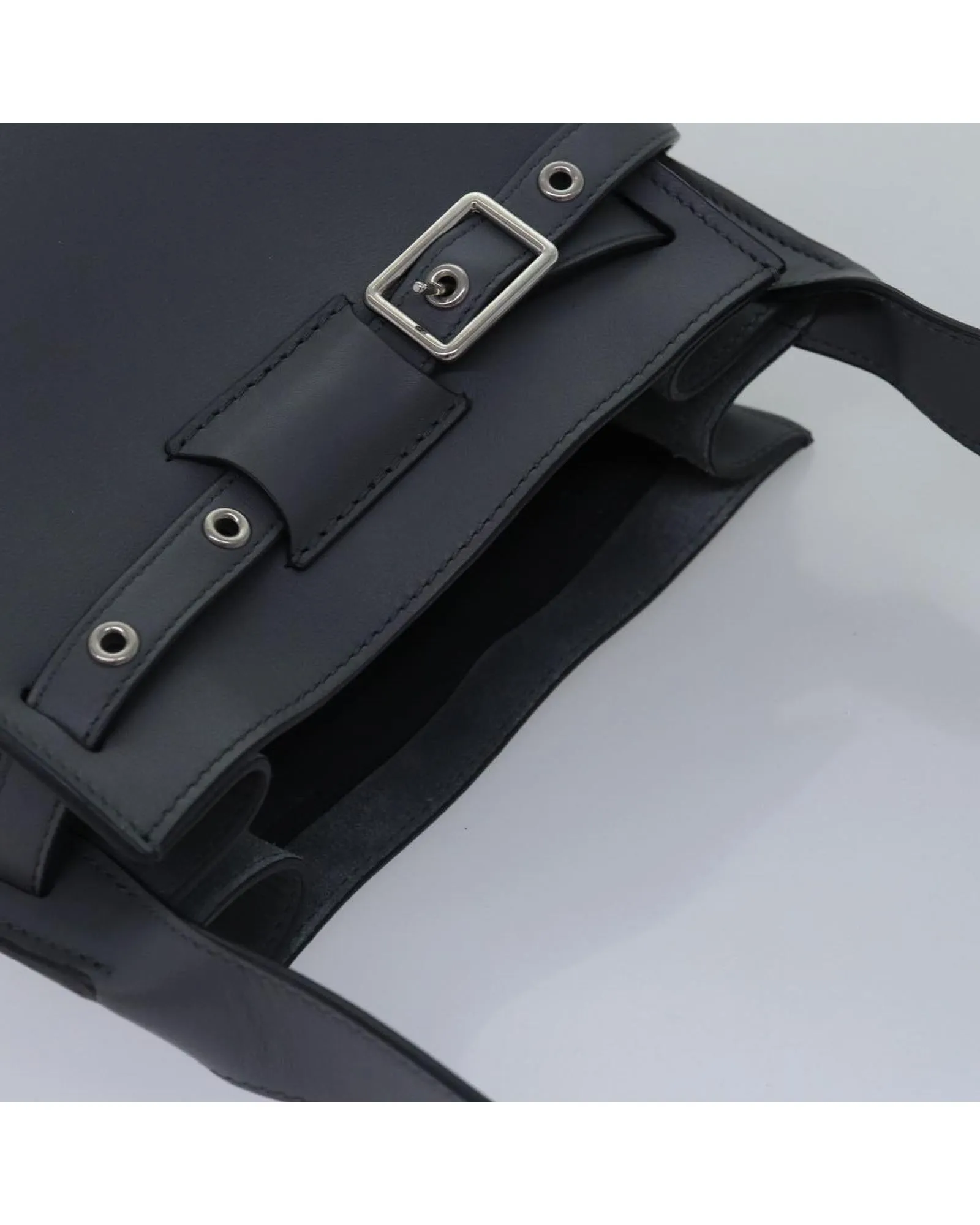 Gray Leather Shoulder Bag by Celine with Dust Bag (74791SA)