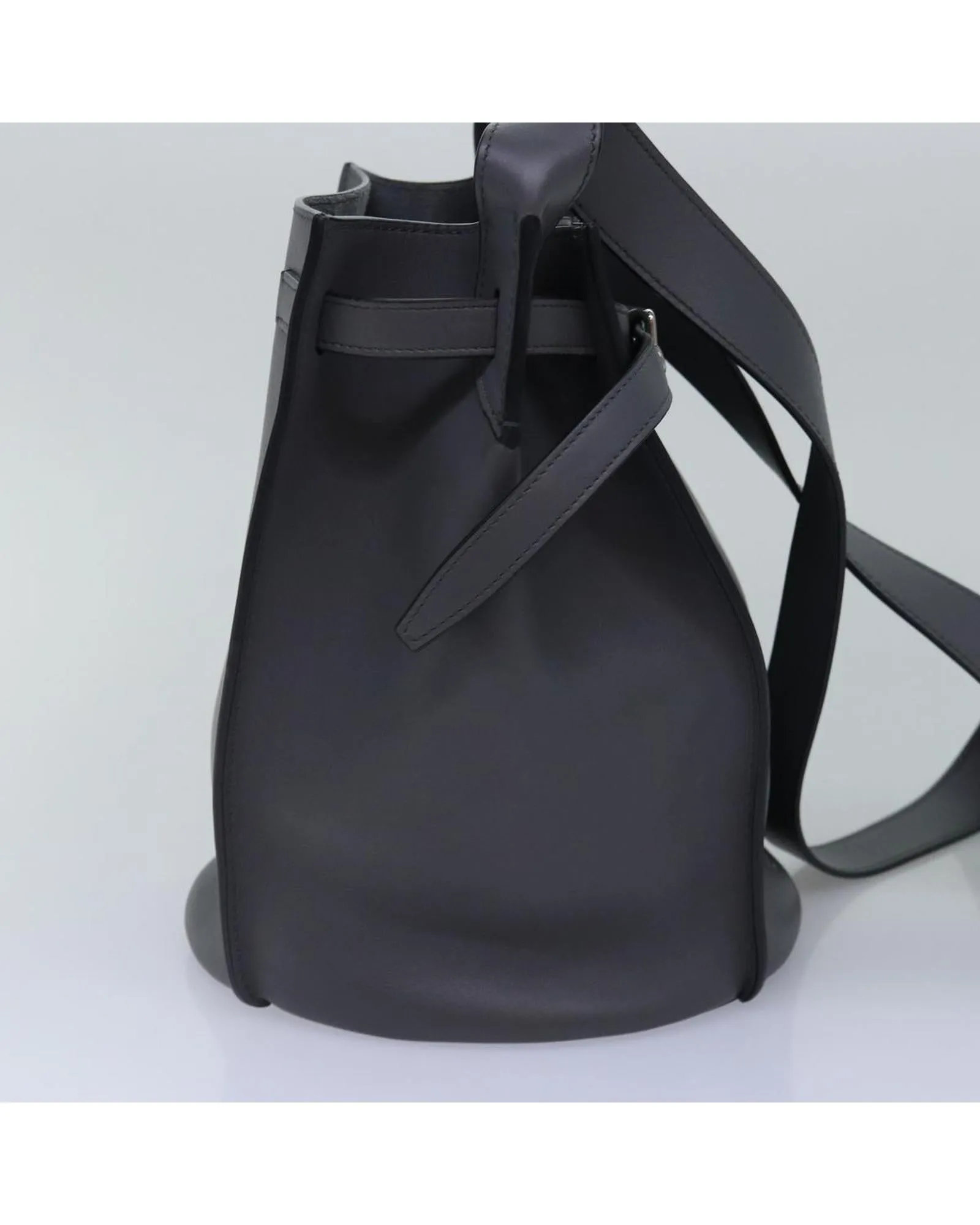 Gray Leather Shoulder Bag by Celine with Dust Bag (74791SA)