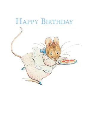 Greeting Card: Beatrix Potter - Appley Dapply Happy Birthday