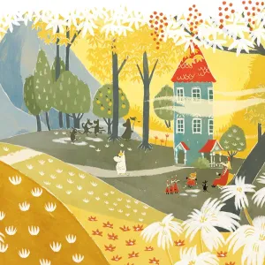 Greeting Card: Moomin - Blue House