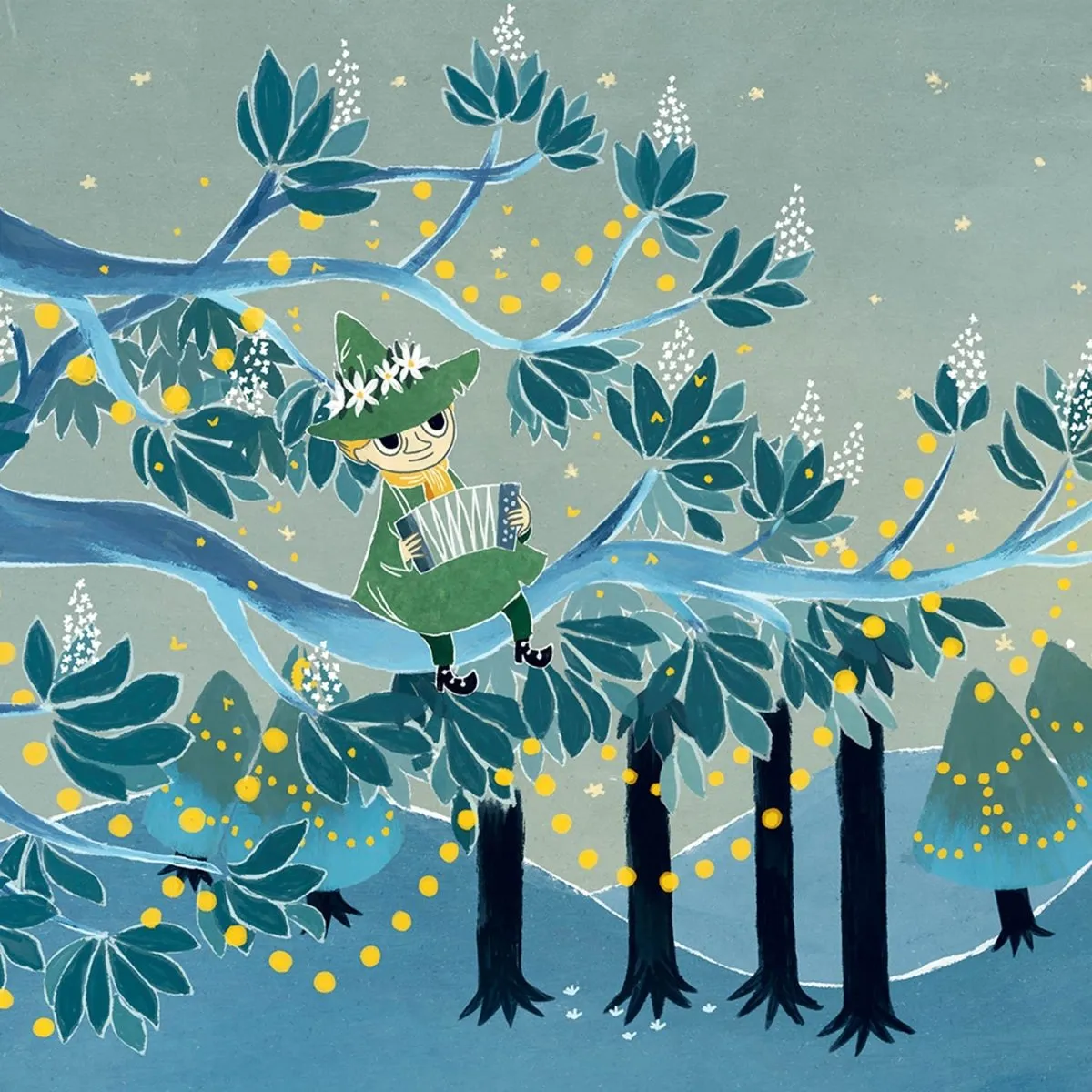 Greeting Card: Moomin - Snufkin Tree