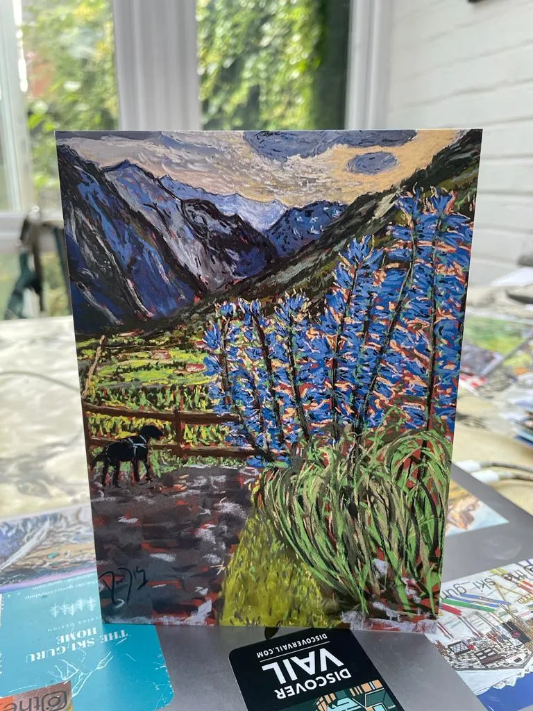 Greeting Card of Ozzy in Tsantamerla 5"x7"