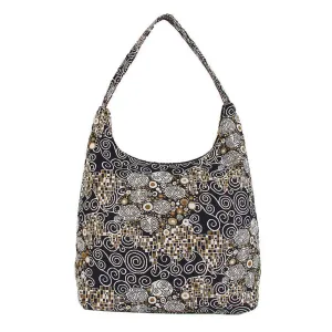 Gustav Klimt The Kiss Tapestry Hobo Shoulder Bag