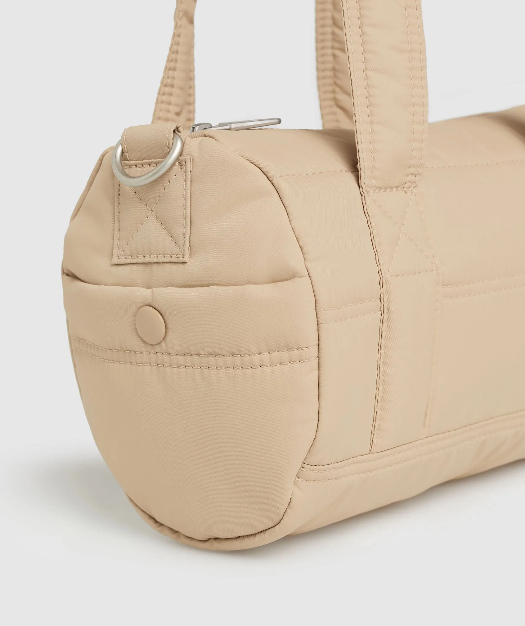 Gymshark Premium Lifestyle Mini Barrel Bag - Deep Fawn Brown