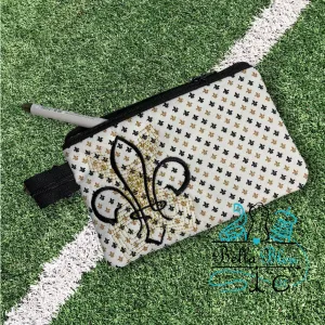 ITH FDL Mardi Gras Retro zipper bag Wallet
