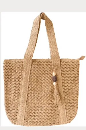 La Vida Woven Bag - Bleach