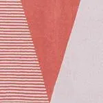Lalin Beach Towel [Papaya/White]
