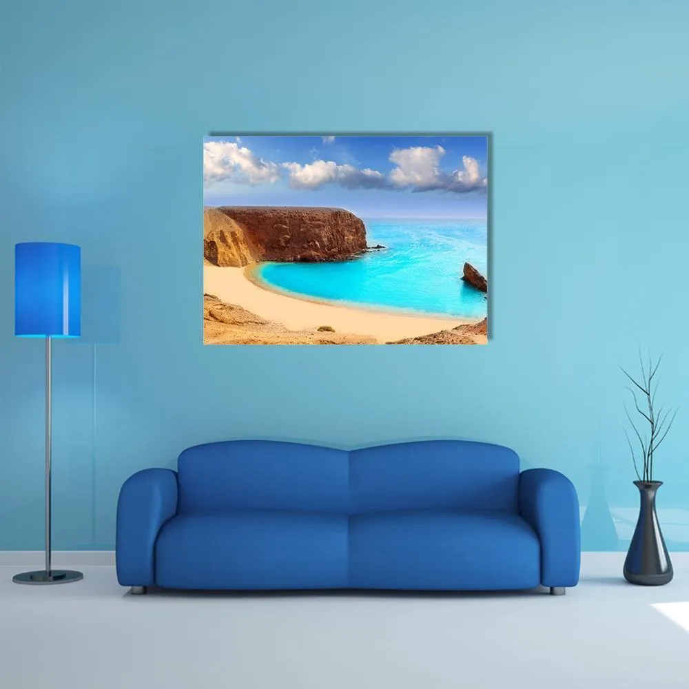 Lanzarote El Papagayo Canvas Wall Art